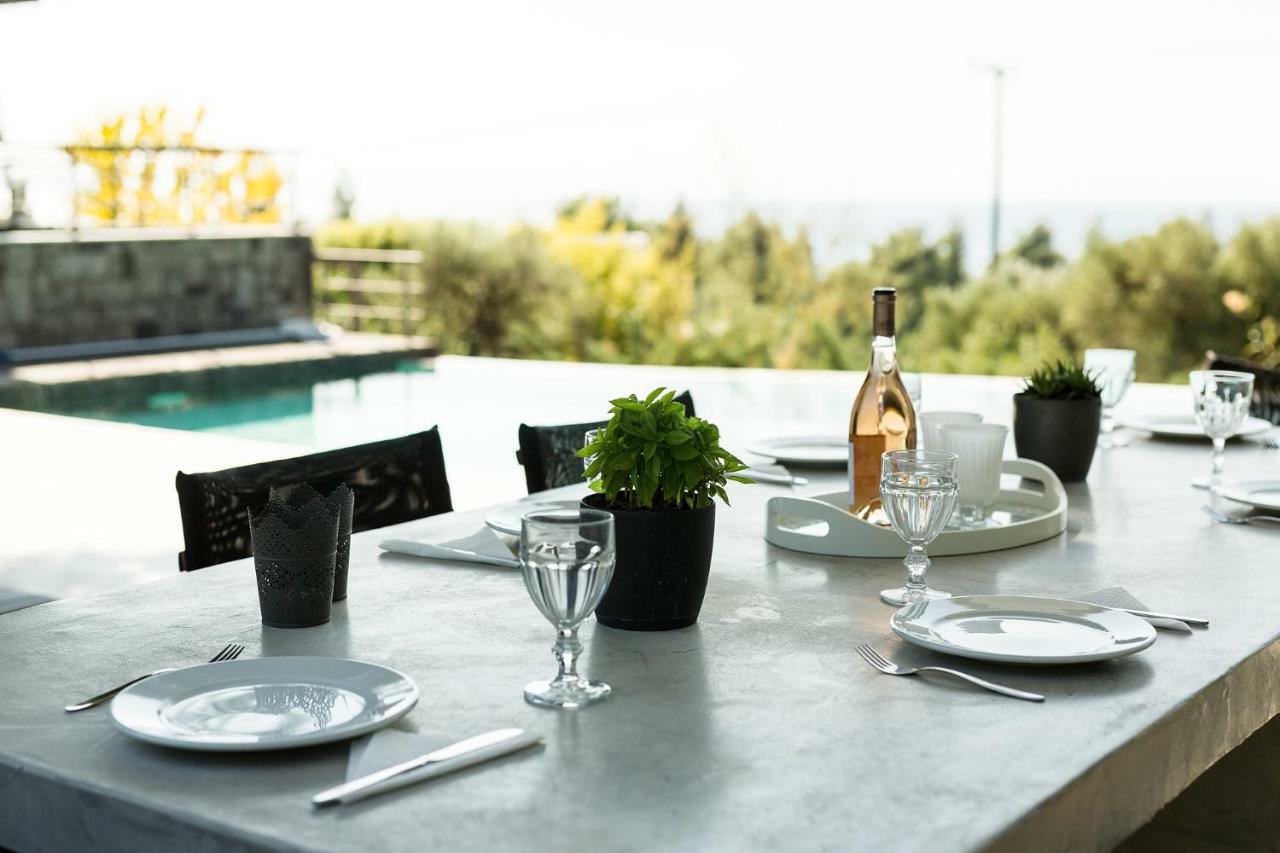 Olivia Estate Villa With Private Swimming Pool Elia Nikitis Esterno foto